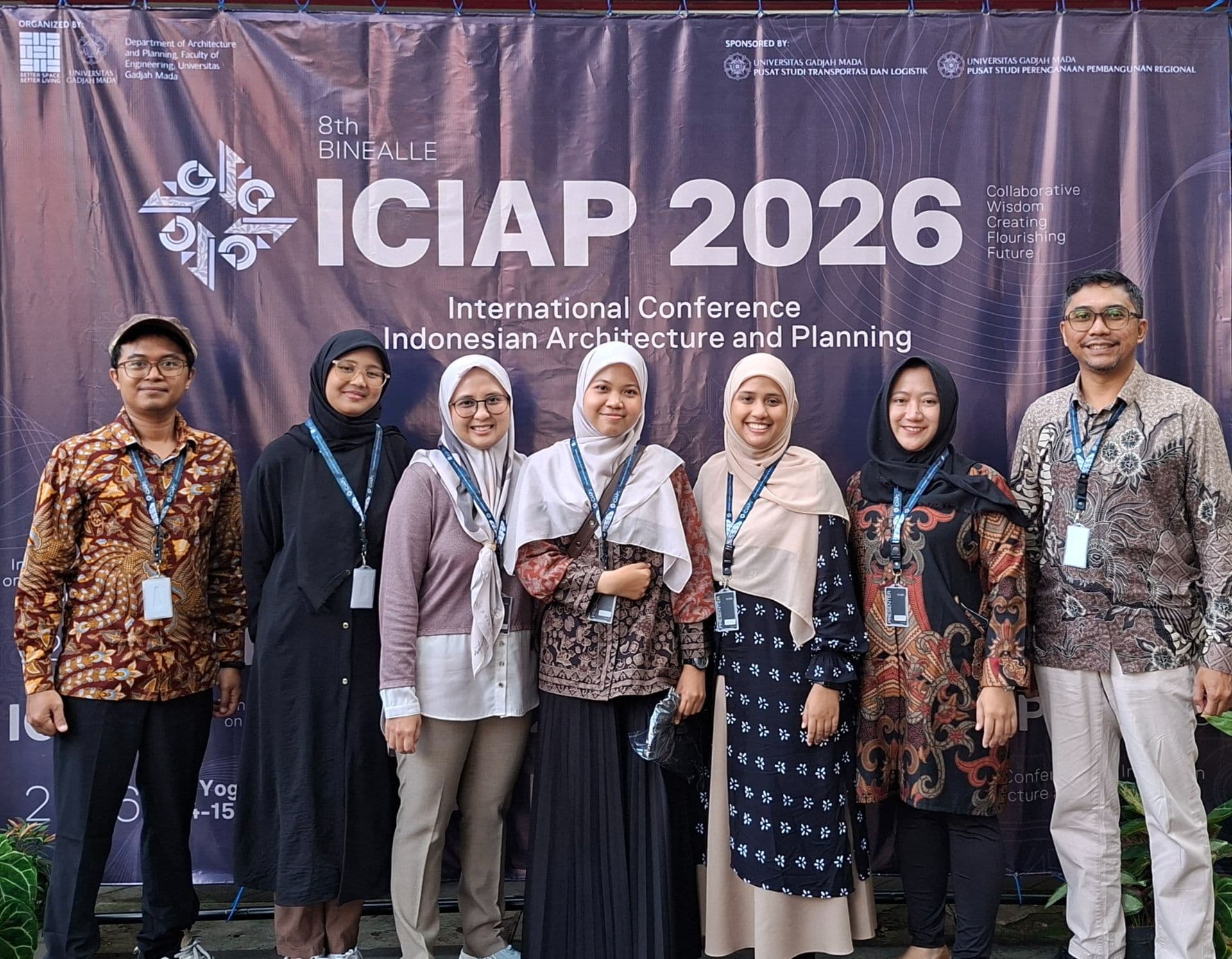 Dosen Prodi Arsitektur mengikuti seminar internasional ICIAP 2026 di UGM